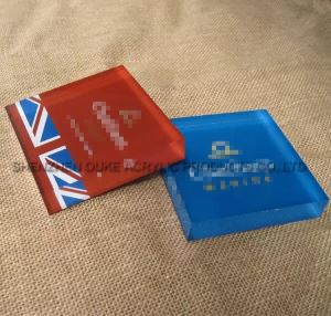 Akrila izgatavošanas ražotājs plastmasas akrila bloks ar Logo