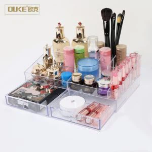 Vairumtirdzniecība Clear Acrylic Drawers Makeup Organizer